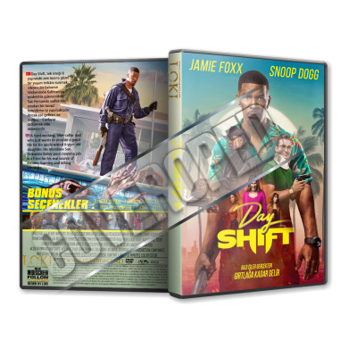 Day Shift - 2022 Türkçe Dvd Cover Tasarımı